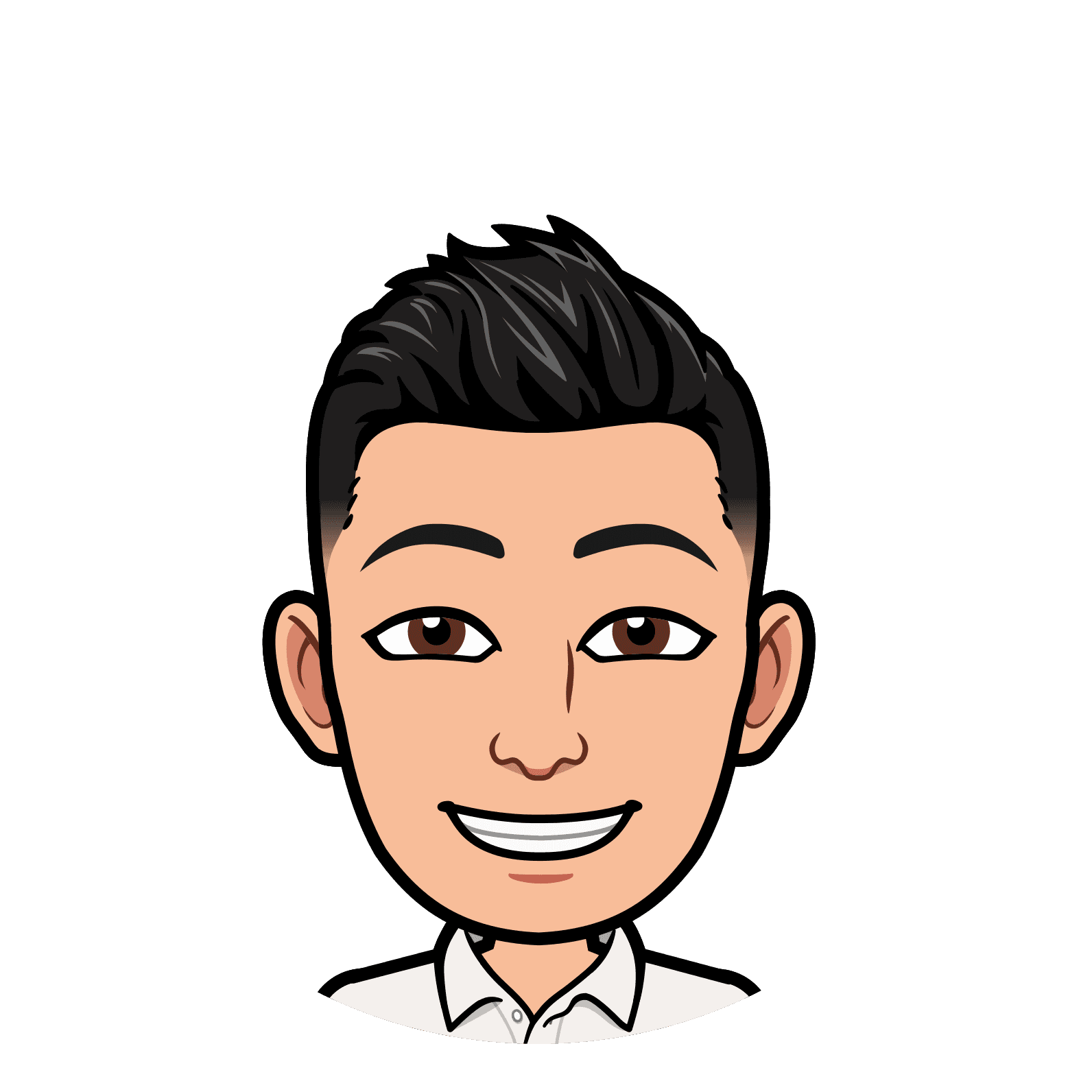 Person peeking from behind laptop